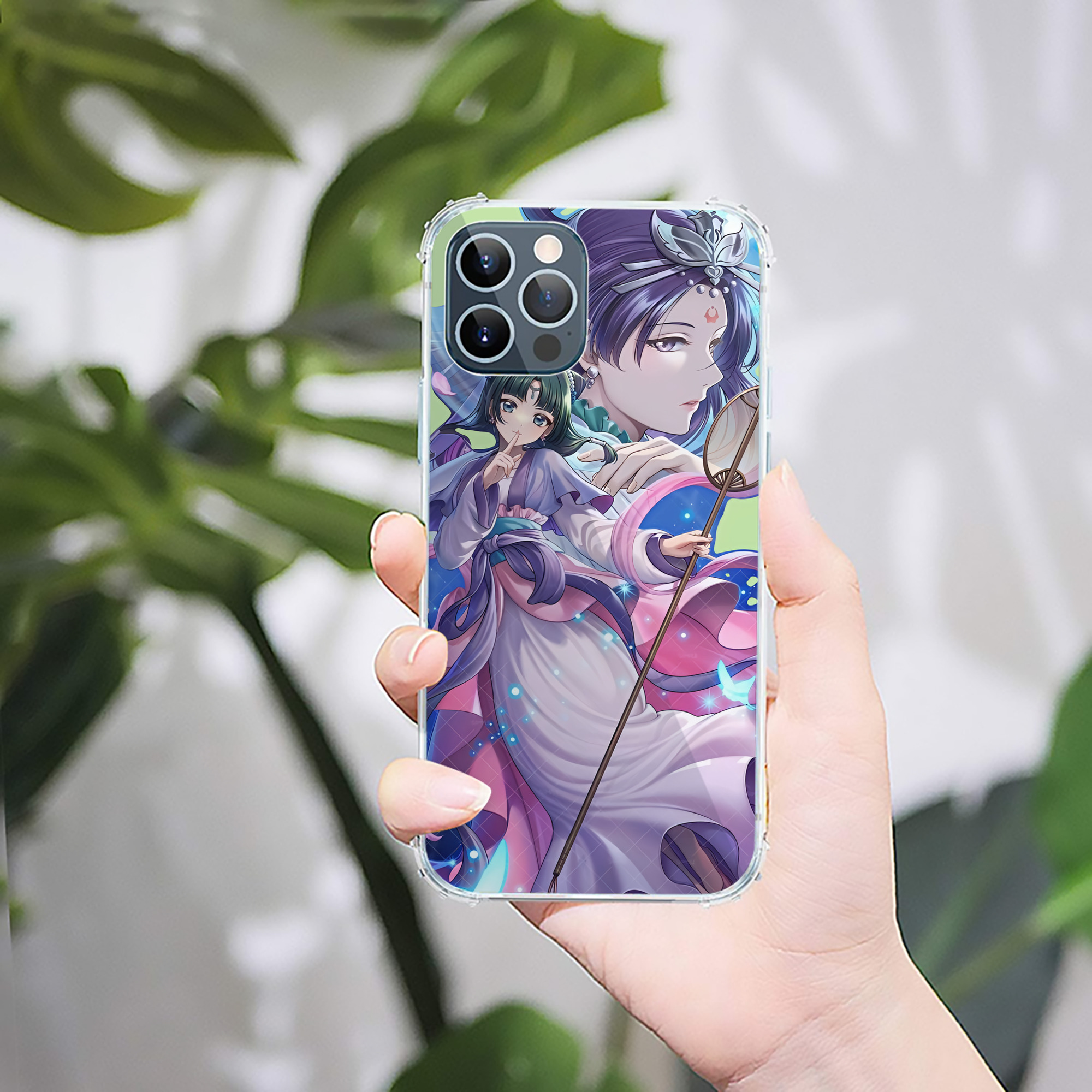 （画像用） 薬屋のひとりごと The Apothecary Diaries 【iPhone 12シリーズ対応】透明スマホケース（クリアソフトケース）